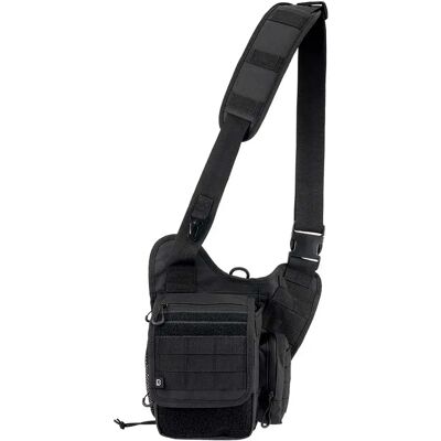 Brandit Borsa A Tracolla Travel Black One Size Brandit Borsa A Tracolla Travel Black One Size