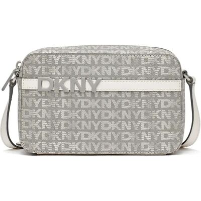 DKNY Borsa A Tracolla Avril Grey Melange / Marshmallow One Size DKNY Borsa A Tracolla Avril Grey Melange / Marshmallow One Size