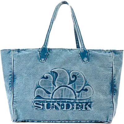Sundek Borsa Shopper Aw030abcv400 Denim One Size Sundek Borsa Shopper Aw030abcv400 Denim One Size
