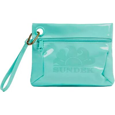 Sundek Borsa A Mano Aw16abpv00 Aqua Green One Size Sundek Borsa A Mano Aw16abpv00 Aqua Green One Size