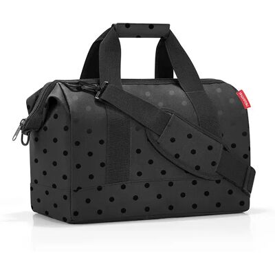 Reisenthel Borsa Allrounder M Glossy Dots Black One Size Reisenthel Borsa Allrounder M Glossy Dots Black One Size