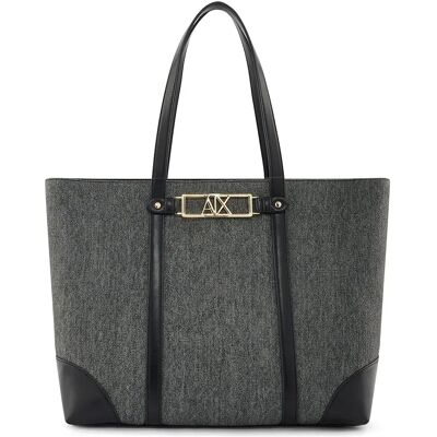 Armani Exchange Borsa Shopper Xw002608_af22685 Black / Black One Size Armani Exchange Borsa Shopper Xw002608_af22685 Black / Black One Size