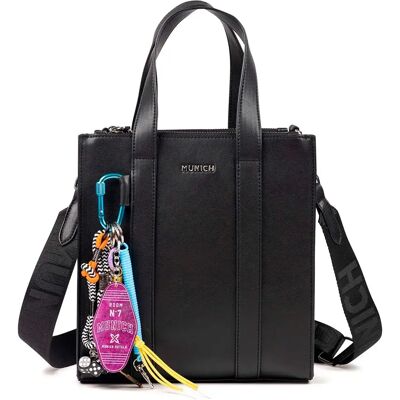 Munich Borsa A Tracolla Charms Tote Black One Size Munich Borsa A Tracolla Charms Tote Black One Size