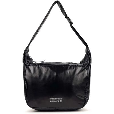 Munich Borsa A Tracolla Deep Recycled Hobo Black One Size Munich Borsa A Tracolla Deep Recycled Hobo Black One Size