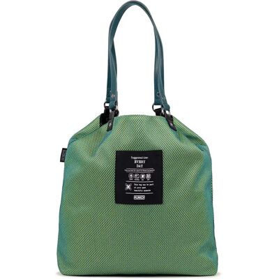 Munich Borsa A Tracolla In Tessuto Gogo Spin Reversible Aqua / Black One Size Munich Borsa A Tracolla In Tessuto Gogo Spin Reversible Aqua / Black One Size