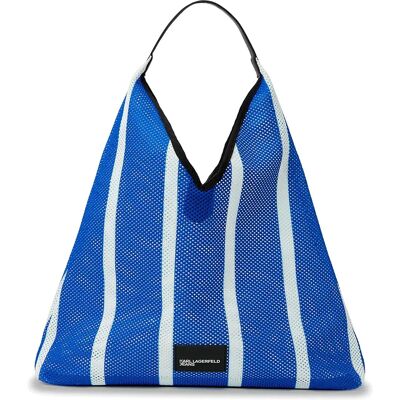 Karl Lagerfeld Jeans Borsa Shopper B2w5009 Klj Blue / White Stripes Ns One size Karl Lagerfeld Jeans Borsa Shopper B2w5009 Klj Blue / White Stripes Ns One size