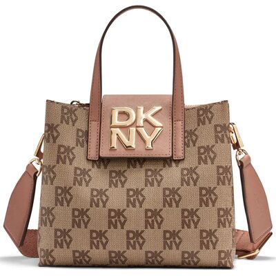 DKNY Borsa A Tracolla Faye Sm Dark Brown Logo / Brown One Size DKNY Borsa A Tracolla Faye Sm Dark Brown Logo / Brown One Size