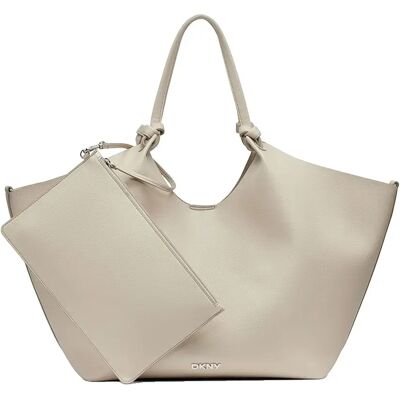 DKNY Borsa A Tracolla In Tessuto Paula Lg Lt Taupe One Size DKNY Borsa A Tracolla In Tessuto Paula Lg Lt Taupe One Size