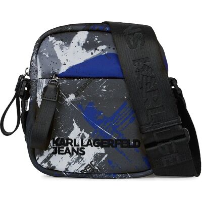 Karl Lagerfeld Jeans Borsa A Tracolla B1m30130 Painters Print Blue One Size Karl Lagerfeld Jeans Borsa A Tracolla B1m30130 Painters Print Blue One Size