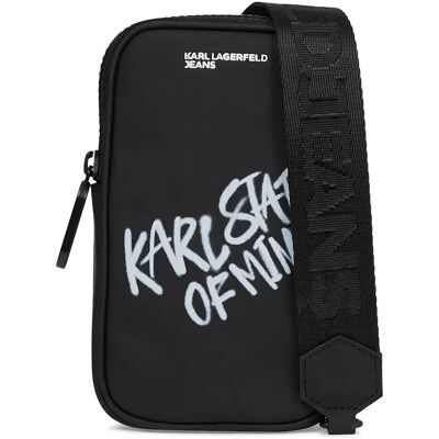 Karl Lagerfeld Jeans Borsa A Tracolla B3m32080 Pouch Black One Size Karl Lagerfeld Jeans Borsa A Tracolla B3m32080 Pouch Black One Size