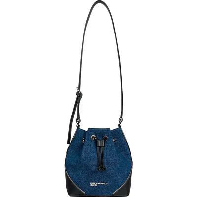 Karl Lagerfeld Jeans Borsa B3w30196 Washed Dark Blue / Black One Size Karl Lagerfeld Jeans Borsa B3w30196 Washed Dark Blue / Black One Size