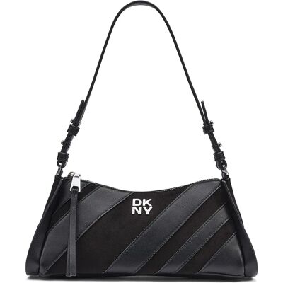 DKNY Borsa A Tracolla Josie Tz Black / Silver Black One Size DKNY Borsa A Tracolla Josie Tz Black / Silver Black One Size