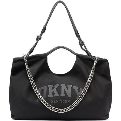 DKNY Borsa A Tracolla Mabel Large Black / Silver Black One Size DKNY Borsa A Tracolla Mabel Large Black / Silver Black One Size