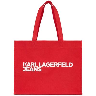 Karl Lagerfeld Jeans Borsa Shopper A1w50002 High Risk Red One Size Karl Lagerfeld Jeans Borsa Shopper A1w50002 High Risk Red One Size