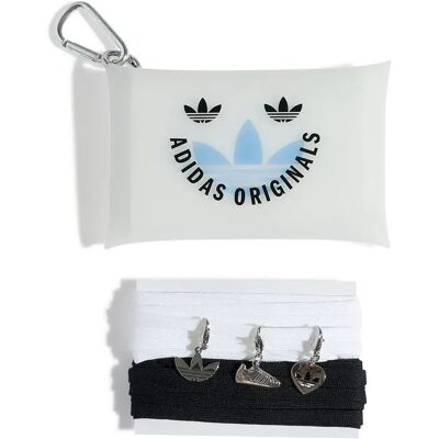 Adidas Originals Set Di Ciondoli Jewelace White One Size Adidas Originals Set Di Ciondoli Jewelace White One Size