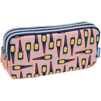 Milan Astuccio 3 Zip Swims 2 Special Series Pink / Yellow One Size Milan Astuccio 3 Zip Swims 2 Special Series Pink / Yellow One Size