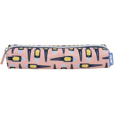 MILAN - Mini Round Pencil Case Swims 2 - Rosa - Pencil Case MILAN - Mini Round Pencil Case Swims 2 - Rosa - Pencil Case