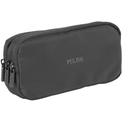 Milan Astuccio 3 Zip Shadow Series Black One Size Milan Astuccio 3 Zip Shadow Series Black One Size