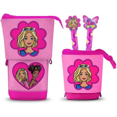 Karactermania Astuccio Barbie Flower Pink One Size Karactermania Astuccio Barbie Flower Pink One Size