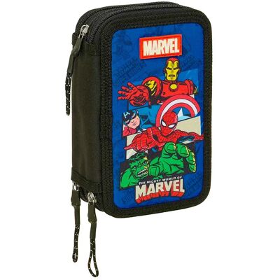 Safta Astuccio Avengers 12.5x19.5x5.5 Cm Triple Multicolor One Size Safta Astuccio Avengers 12.5x19.5x5.5 Cm Triple Multicolor One Size