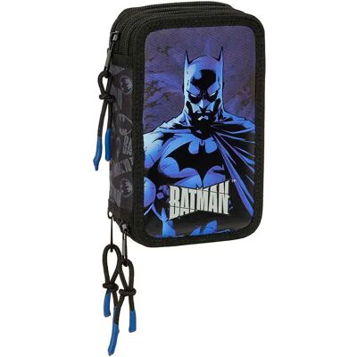 Safta Astuccio Batman 12.5x19.5x5.5 Cm Triple Multicolor One Size Safta Astuccio Batman 12.5x19.5x5.5 Cm Triple Multicolor One Size