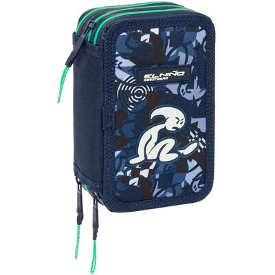 Safta Astuccio El Niño Navy 12.5x19.5x5.5 Cm Triple Multicolor One Size Safta Astuccio El Niño Navy 12.5x19.5x5.5 Cm Triple Multicolor One Size