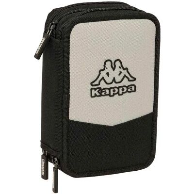 Safta Astuccio Kappa Grey 12.5x19.5x5.5 Cm Triple Multicolor One Size Safta Astuccio Kappa Grey 12.5x19.5x5.5 Cm Triple Multicolor One Size