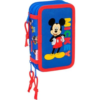 Safta Astuccio Mickey Mouse Today 12.5x19.5x5.5 Cm Triple Multicolor One Size Safta Astuccio Mickey Mouse Today 12.5x19.5x5.5 Cm Triple Multicolor One Size