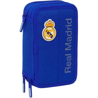 Safta Astuccio Real Madrid 12.5x19.5x5.5 Cm Triple Multicolor One Size Safta Astuccio Real Madrid 12.5x19.5x5.5 Cm Triple Multicolor One Size