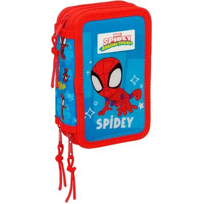Safta Astuccio Spidey 12.5x19.5x5.5 Cm Triple Multicolor One Size Safta Astuccio Spidey 12.5x19.5x5.5 Cm Triple Multicolor One Size