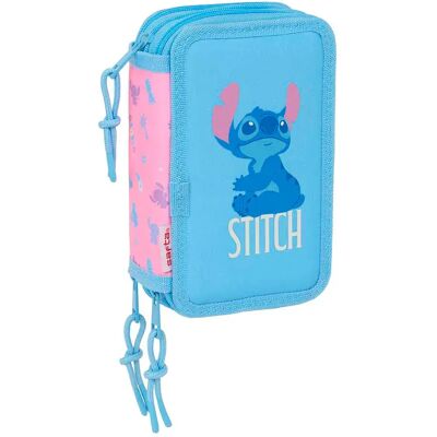 Safta Astuccio Stitch Bright 12.5x19.5x5.5 Cm Triple Multicolor One Size Safta Astuccio Stitch Bright 12.5x19.5x5.5 Cm Triple Multicolor One Size