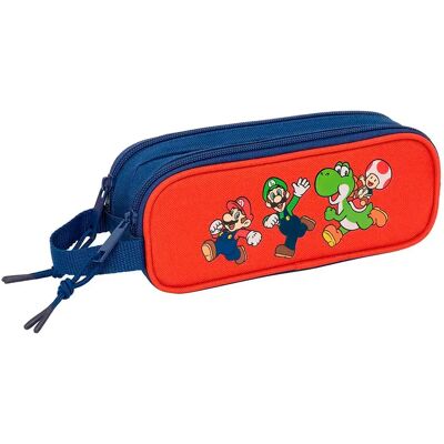 Safta Astuccio Super Mario 21x8x6 Cm Double Multicolor One Size Safta Astuccio Super Mario 21x8x6 Cm Double Multicolor One Size