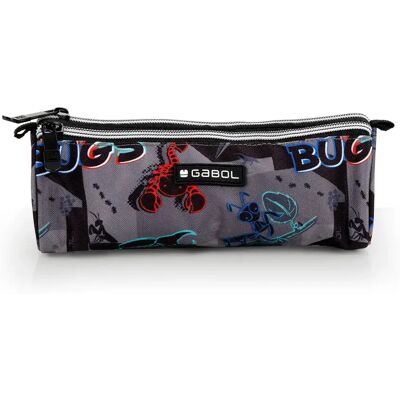 Gabol Astuccio Bugs-triple Pocket Negro One Size Gabol Astuccio Bugs-triple Pocket Negro One Size