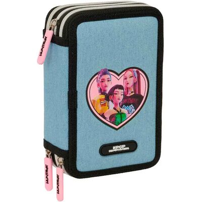 Safta Astuccio K-pop Demon Hunters Triple Multicolor One Size Safta Astuccio K-pop Demon Hunters Triple Multicolor One Size