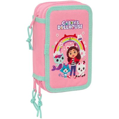 Safta Astuccio Triple Gabby´´s Dollhouse 37 Unità Multicolor One Size Safta Astuccio Triple Gabby´´s Dollhouse 37 Unità Multicolor One Size