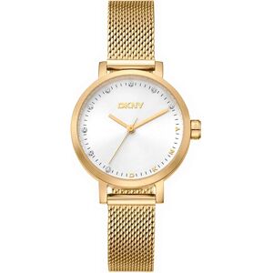 DKNY Orologio Da Donna Soho Mini 30 Mm Yellow Gold / Silver Grey / Mineral One Size DKNY Orologio Da Donna Soho Mini 30 Mm Yellow Gold / Silver Grey / Mineral One Size