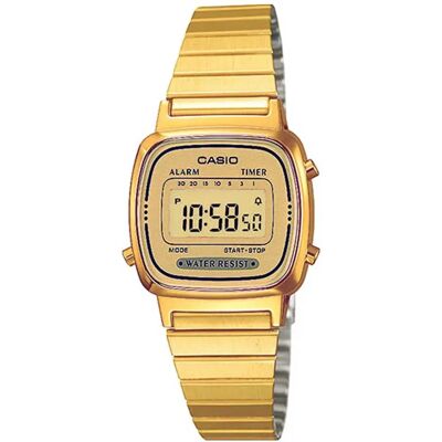 Casio Orologio La670-wega Vintage Mini Yellow One Size Casio Orologio La670-wega Vintage Mini Yellow One Size