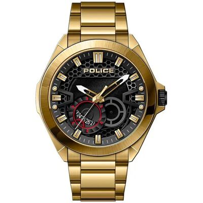 Police Orologio Pewjh2110302 Golden One Size Police Orologio Pewjh2110302 Golden One Size