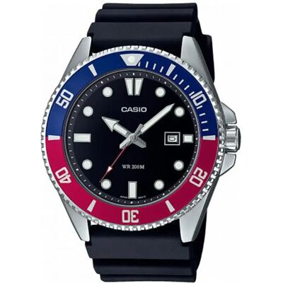 Casio Orologio Mdv-107-1a3vef Black One Size Casio Orologio Mdv-107-1a3vef Black One Size