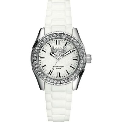 Marc Ecko Orologio Da Donna E11599m2 White One Size Marc Ecko Orologio Da Donna E11599m2 White One Size