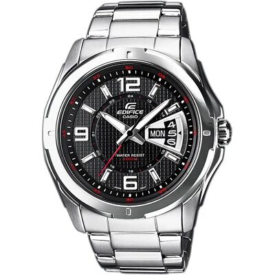 Casio Orologio Edifice 1avef Silver Grey / Stainless Steel / Black One Size Casio Orologio Edifice 1avef Silver Grey / Stainless Steel / Black One Size