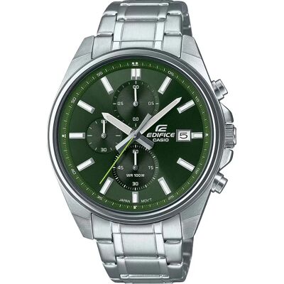 Casio Orologio Edifice Silver Grey / Bottle Green / Mineral One Size Casio Orologio Edifice Silver Grey / Bottle Green / Mineral One Size