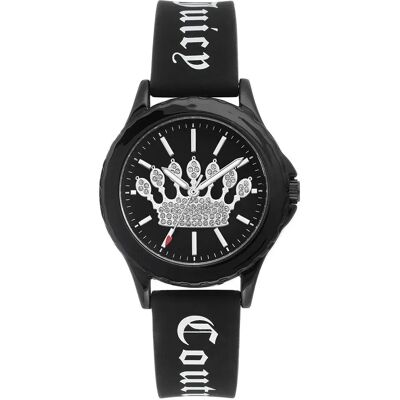 Juicy Couture Orologio Da Donna Jc_1325bkbk Silicone / Mineral One Size Juicy Couture Orologio Da Donna Jc_1325bkbk Silicone / Mineral One Size