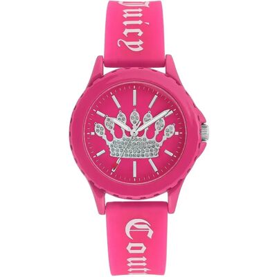 Juicy Couture Orologio Da Donna Jc_1325hphp Silicone / Mineral One Size Juicy Couture Orologio Da Donna Jc_1325hphp Silicone / Mineral One Size