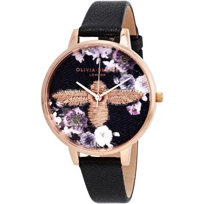 Olivia Burton Orologio Da Donna Ob16em02 Pink / Black / Black One Size Olivia Burton Orologio Da Donna Ob16em02 Pink / Black / Black One Size