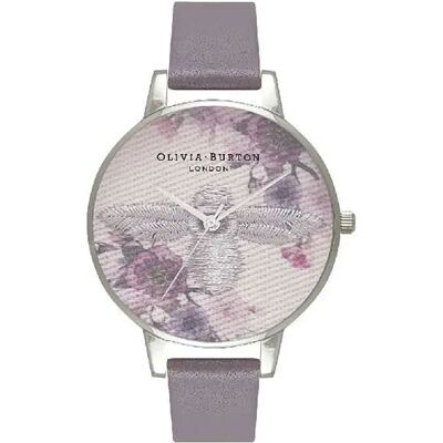 Olivia Burton Orologio Da Donna Ob16em05 Silver / Grey / Pink One Size Olivia Burton Orologio Da Donna Ob16em05 Silver / Grey / Pink One Size