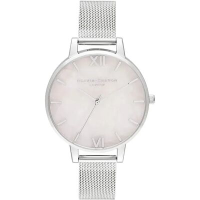 Olivia Burton Orologio Da Donna Ob16sp18 Silver / Silver / Pink One Size Olivia Burton Orologio Da Donna Ob16sp18 Silver / Silver / Pink One Size