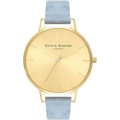 Olivia Burton Orologio Da Donna Ob16bd111 Golden / Blue / Golden One Size Olivia Burton Orologio Da Donna Ob16bd111 Golden / Blue / Golden One Size