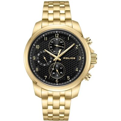 Police Orologio Pewjk0021506 Golden One Size Police Orologio Pewjk0021506 Golden One Size