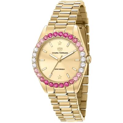 Chiara Ferragni Orologio Da Donna R1953100501 Golden / Golden / Golden One Size Chiara Ferragni Orologio Da Donna R1953100501 Golden / Golden / Golden One Size